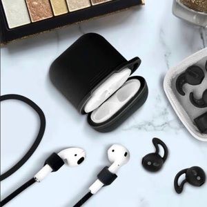 FREE GIFT New Apple airpods case & ear hooks & stand